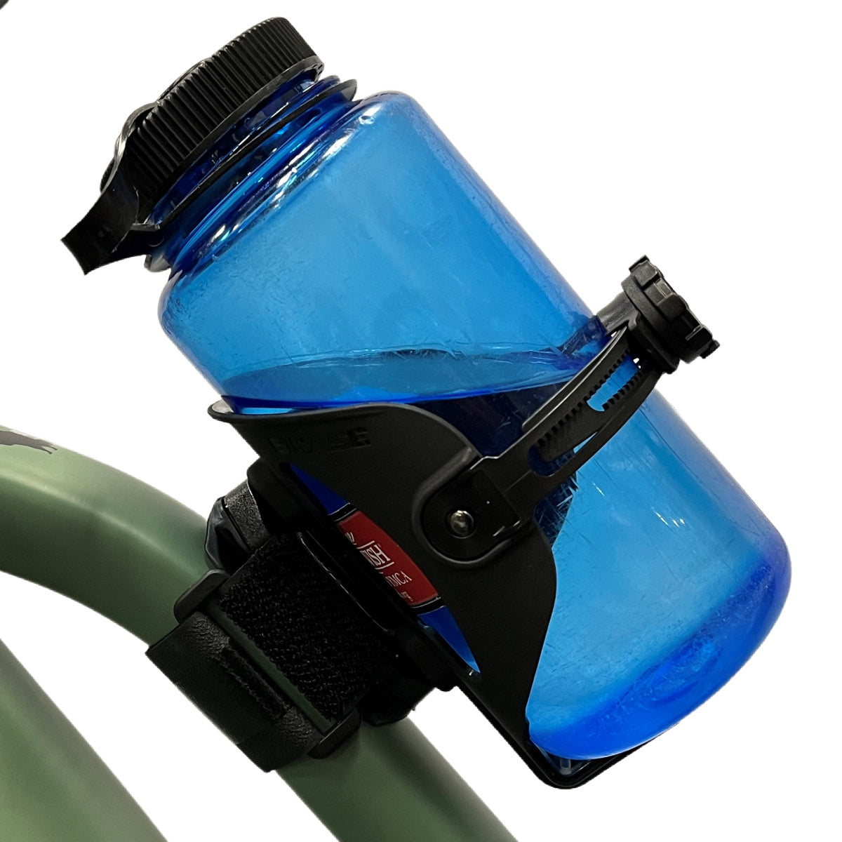 WATER BOTTLE CAGE BIKASE ADJUSTABLE DRINK HOLDER BK - Scat Bikes