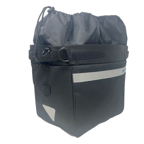 Grocery Pannier with Black Fly Cover