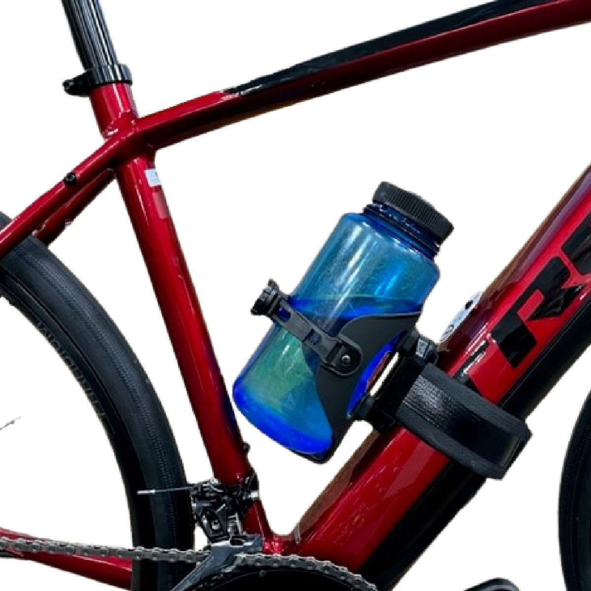 Universal Water Bottle Mount - Soft, Pliable Base - Two Pairs of