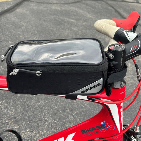 EBike Phone Holder – Beetle Phone Bag for Large Diameter Bike Frames