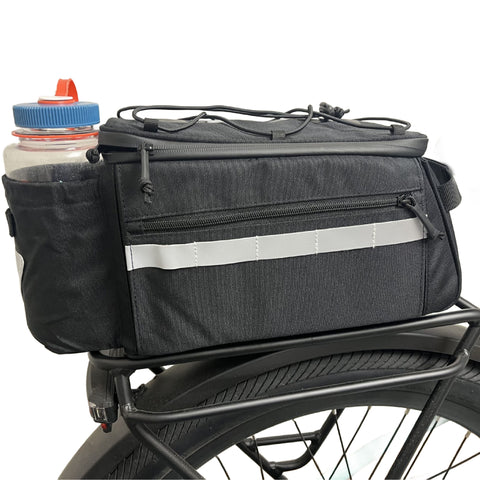 MIK Trunk Bag Big Momma Bicycle Rack Bag - Compatible with MIK  (works only with MIK Rack - not Included)