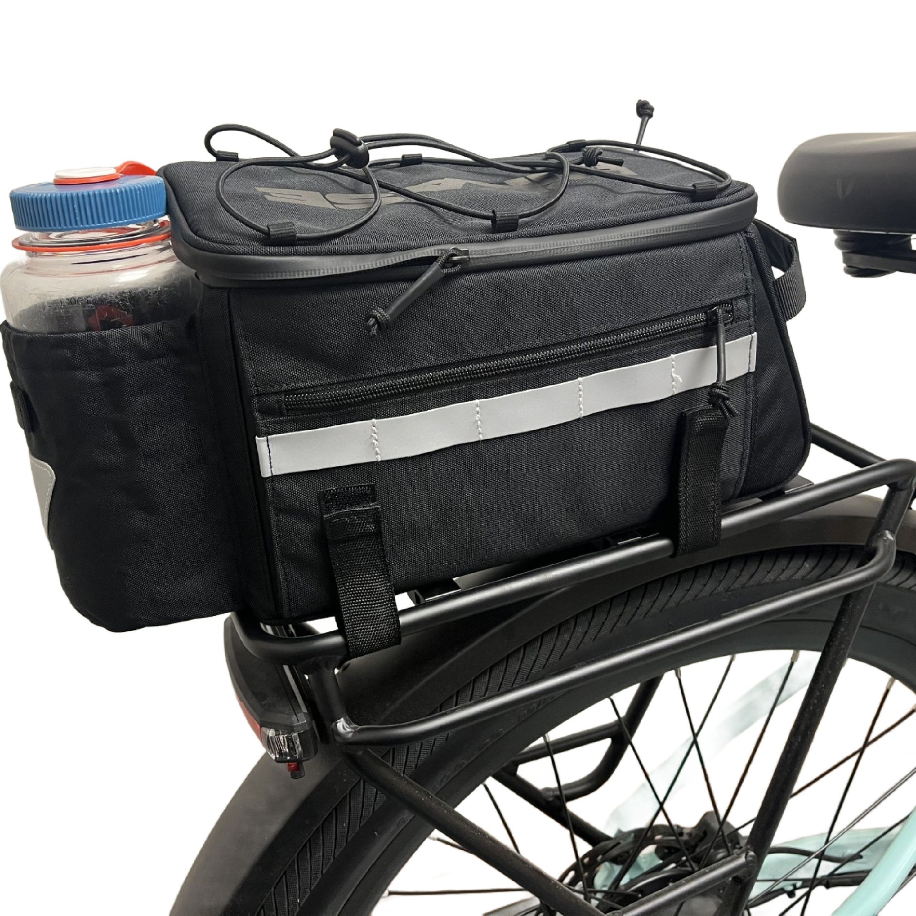 BiKase 2038 Reggie Rack Trunk Bag With Built In Cover | The Bikesmiths - View #6