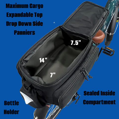Pappa Rack E-Bike Rack Bag | Big Poppa Storage Bag | BiKASE