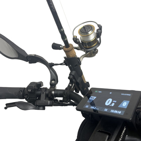 Fishing Rod Holder with Handlebar Bracket Mount