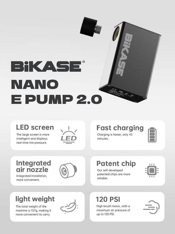 Nano 2.0 E Pump - Portable Electric Inflator