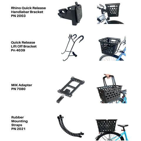 Momo Basket - Large Basket that mounts to any bike rack