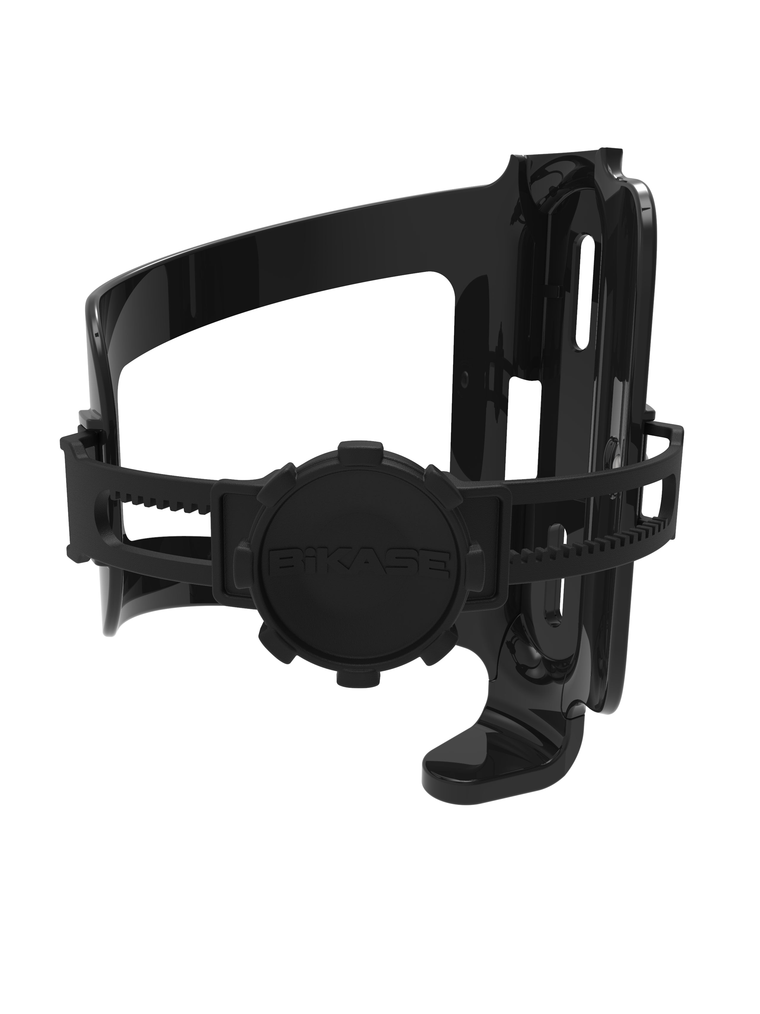 Giant Airway Sport SidePull Gabbia per bottiglie a sinistra - nero/grigio Giant Airway Sport SidePull Gabbia per bottiglie a sinistra - nero/grigio