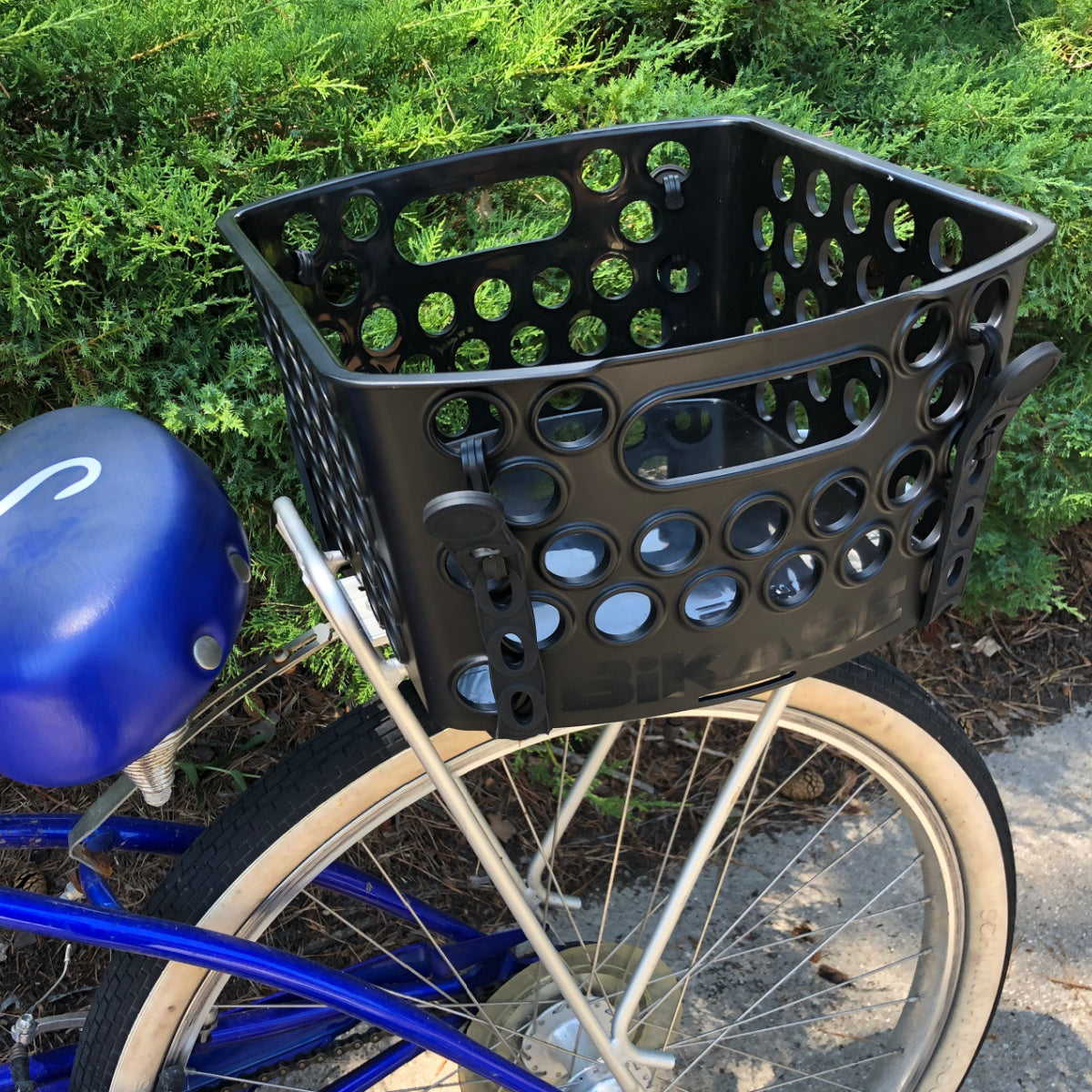 EBike Bicycle Basket, Dairyman Universal Rear Bicycle Basket, E-Bike Basket