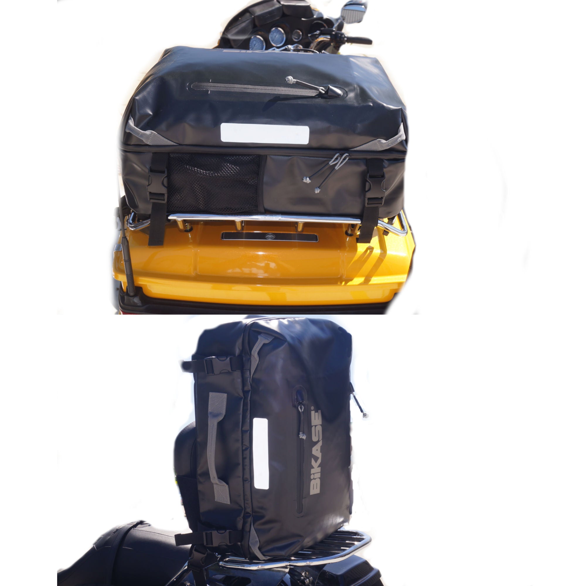 backpack for travel bike Bike Rack Backpack | Moto Mountable Bag